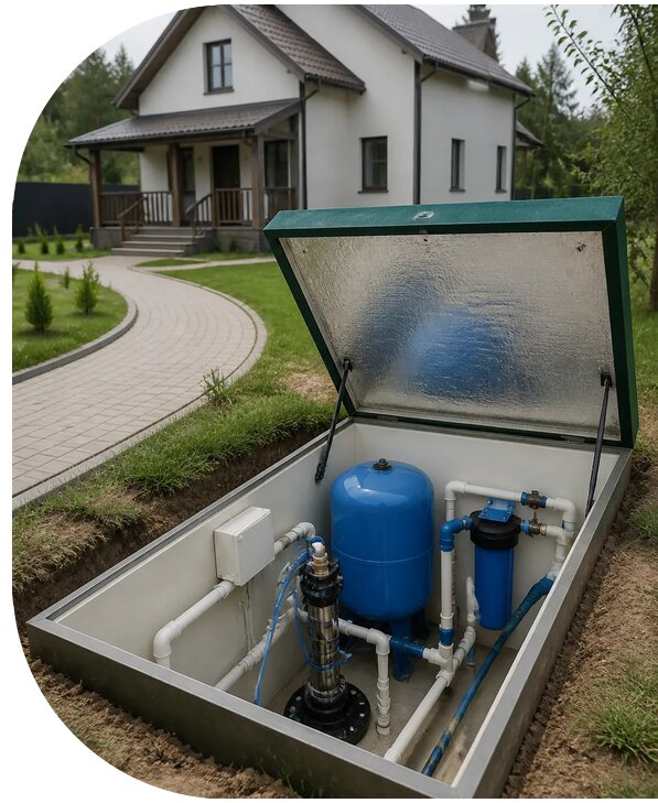 Автономное водоснабжение дома в Бузулуке от 156360 р. | АПаруса-Бзл
