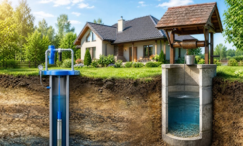 Автономное водоснабжение загородного дома Бузулук: скважина или колодец 